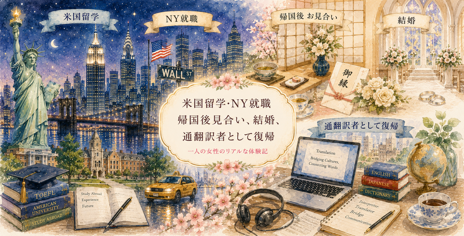 USA Journey｜米国留学・NY就職・帰国後のリアル体験記