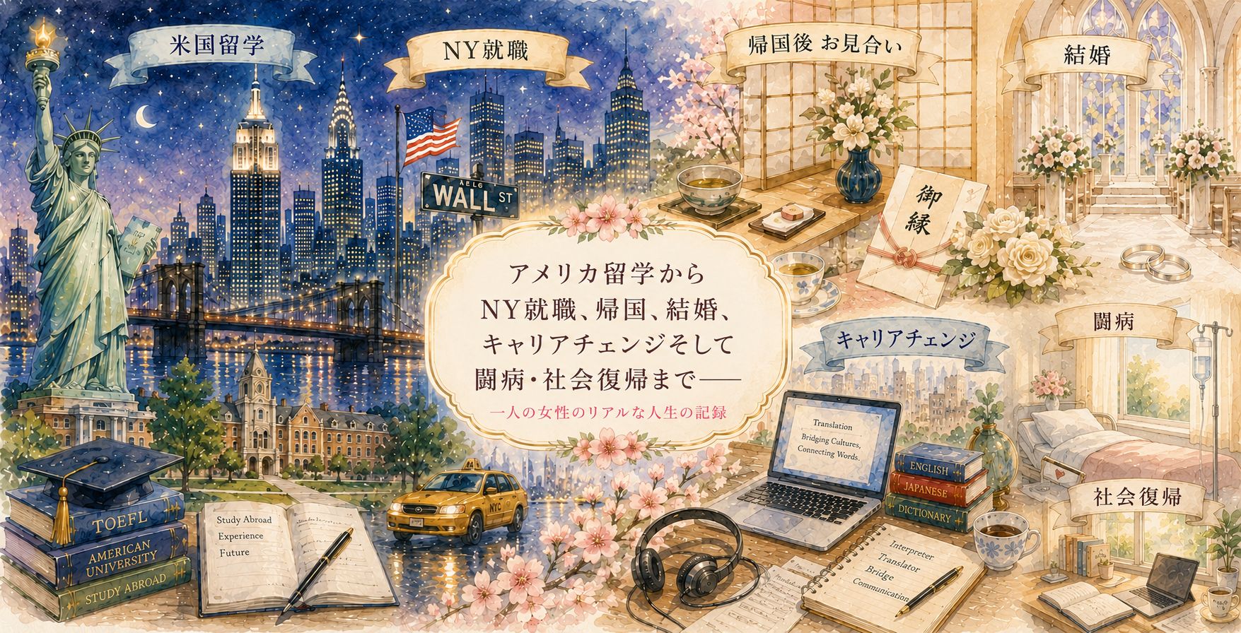USA Journey｜米国留学・NY就職・帰国後のリアル体験記