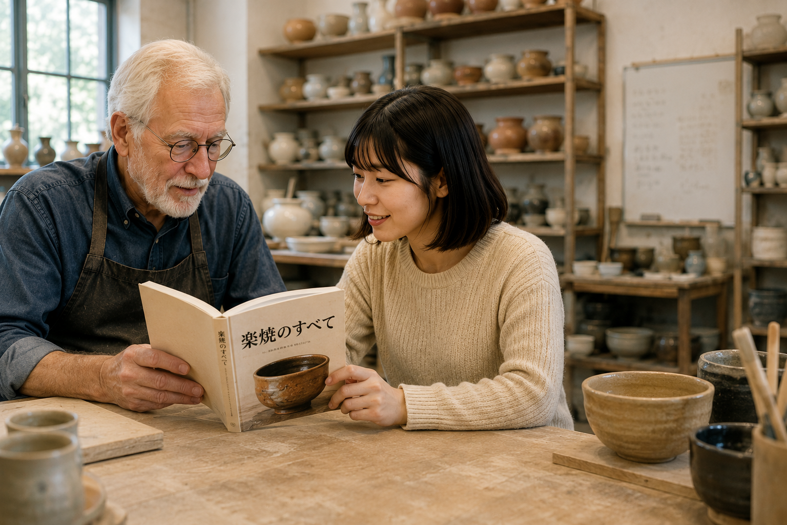 陶芸教授との出会いで人生初めての翻訳を経験した留学時代のイメージ